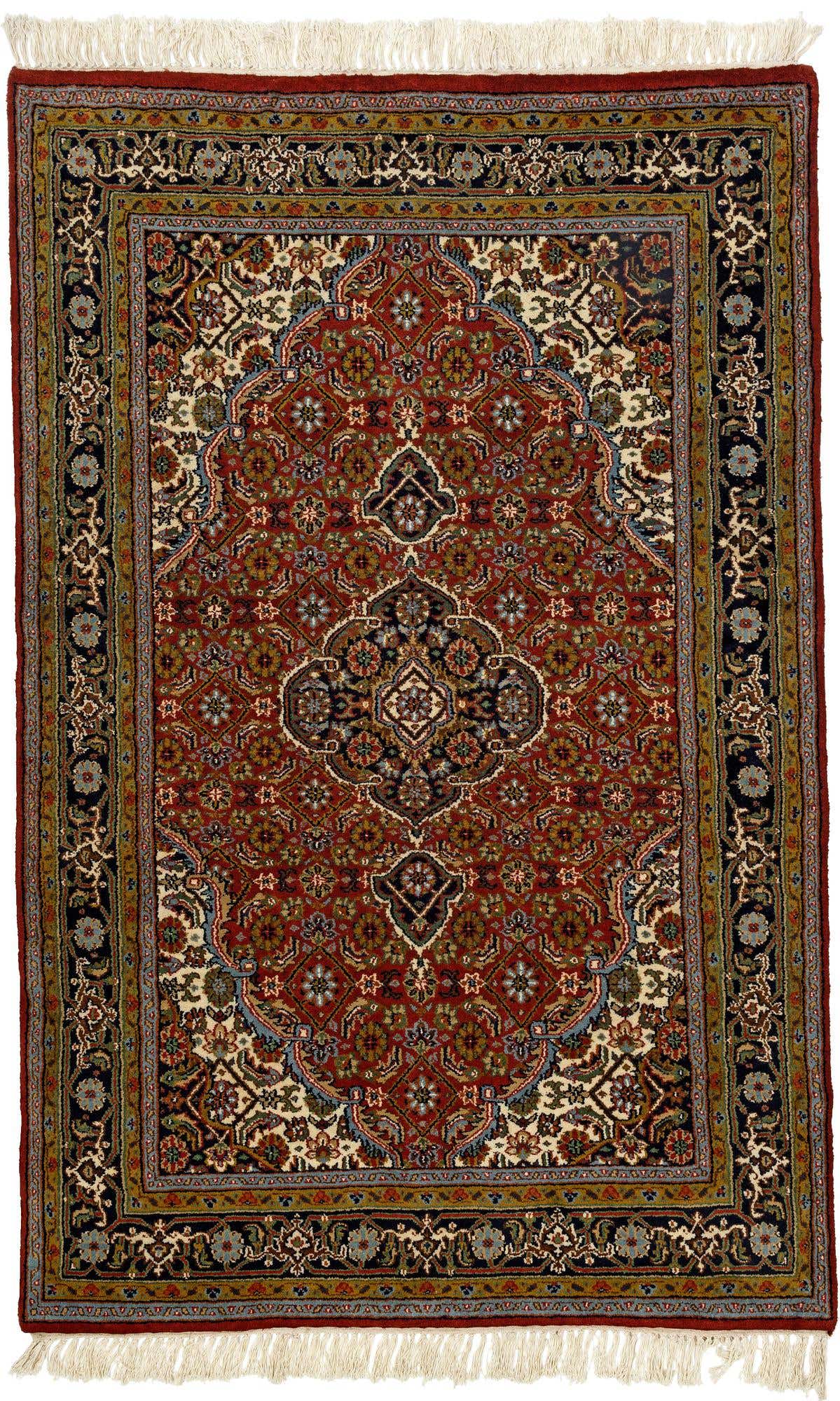 3' 10 x 6' 1 Hand Knotted Bidjar Wool Rug