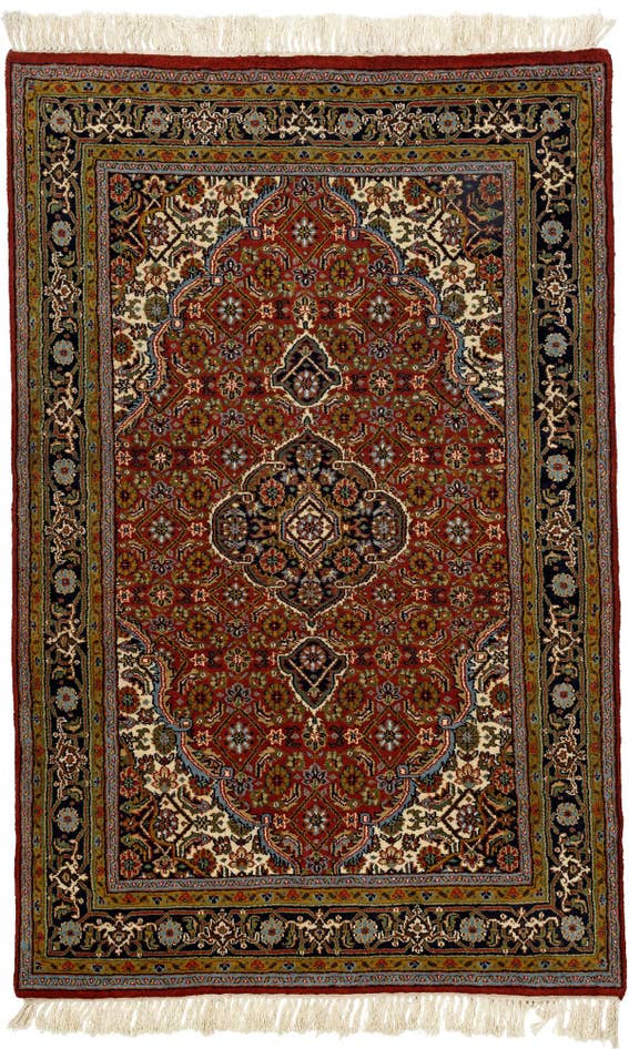 Detail image of 3' 10 x 6' 1 Hand Knotted Bidjar Wool Rug