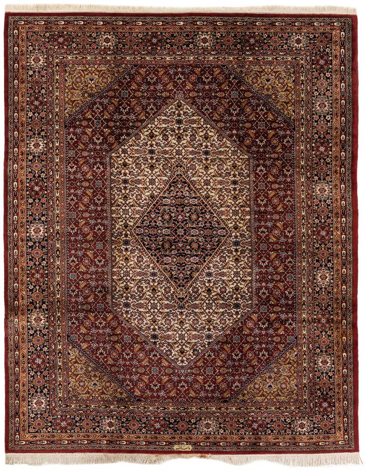Detail image of 8' 3 x 11' 8 Hand Knotted Bidjar Wool Rug