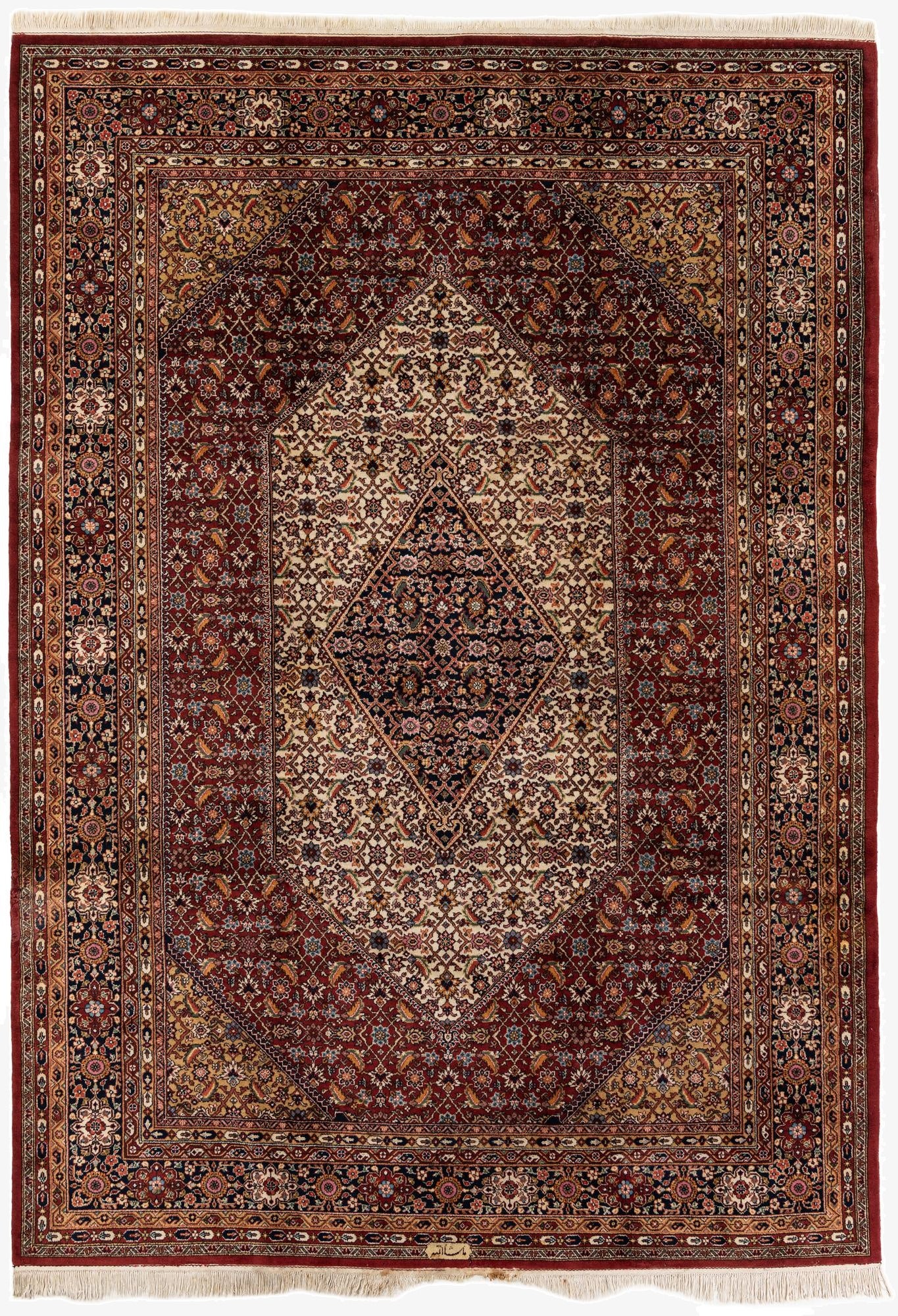 8' 3 x 11' 8  Hand Knotted Bidjar Wool Rug
