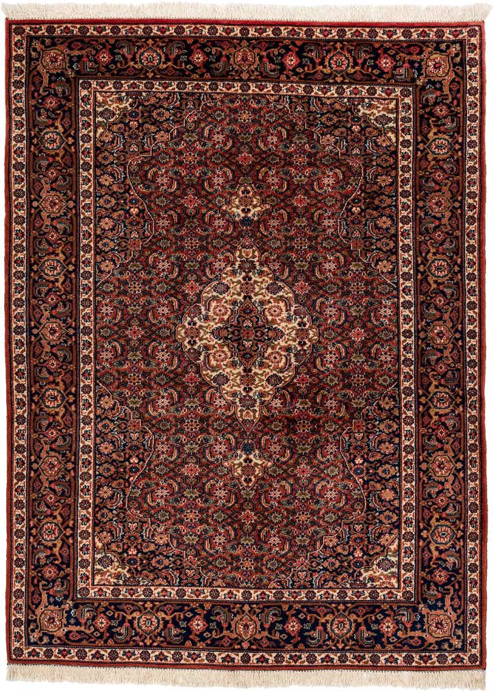 4' 4 x 6' 4 Hand Knotted Birjand Wool Rug