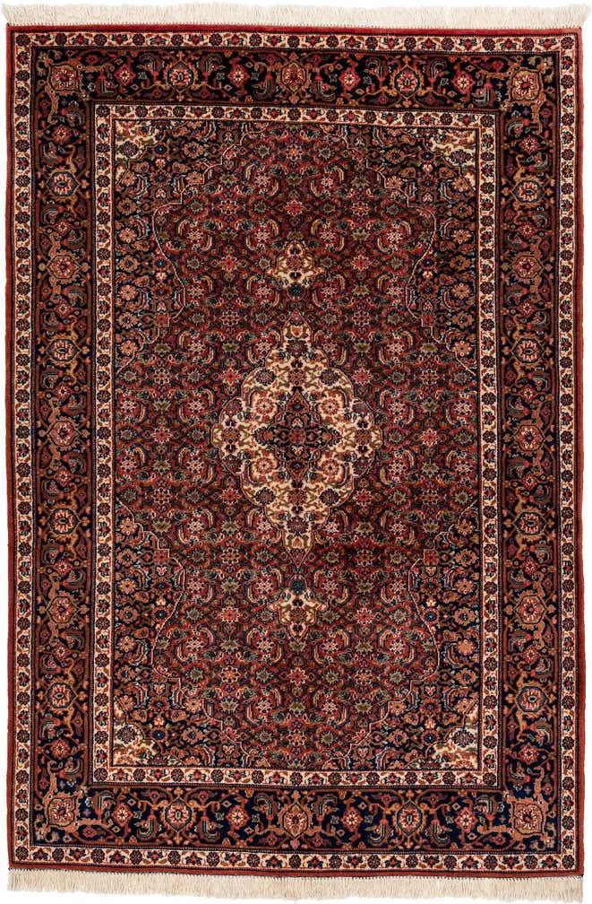 4' 4 x 6' 4 Hand Knotted Birjand Wool Rug