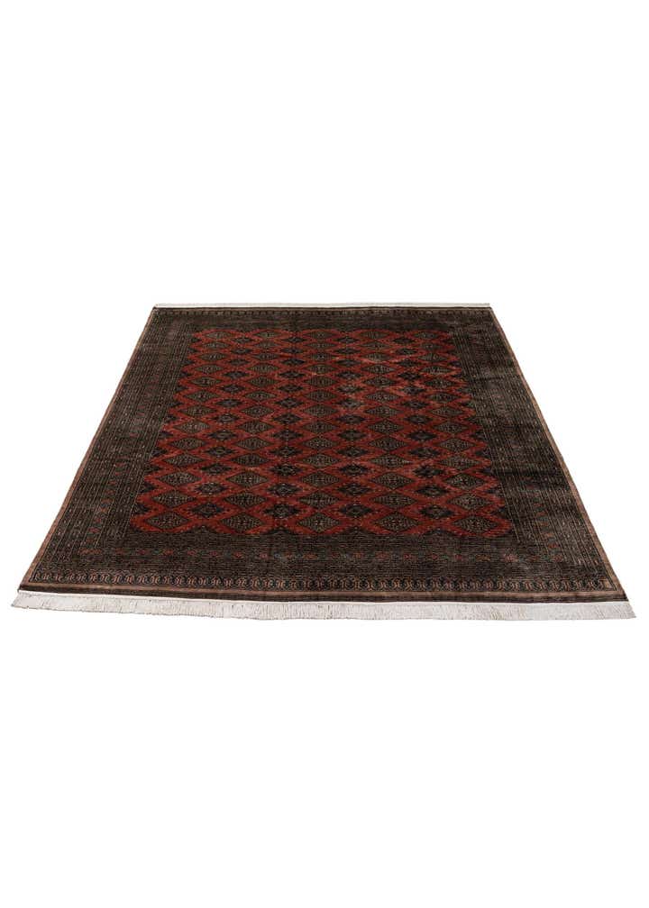 8' 5 x 10' 2 Hand Knotted Bokhara Oriental Wool Rug