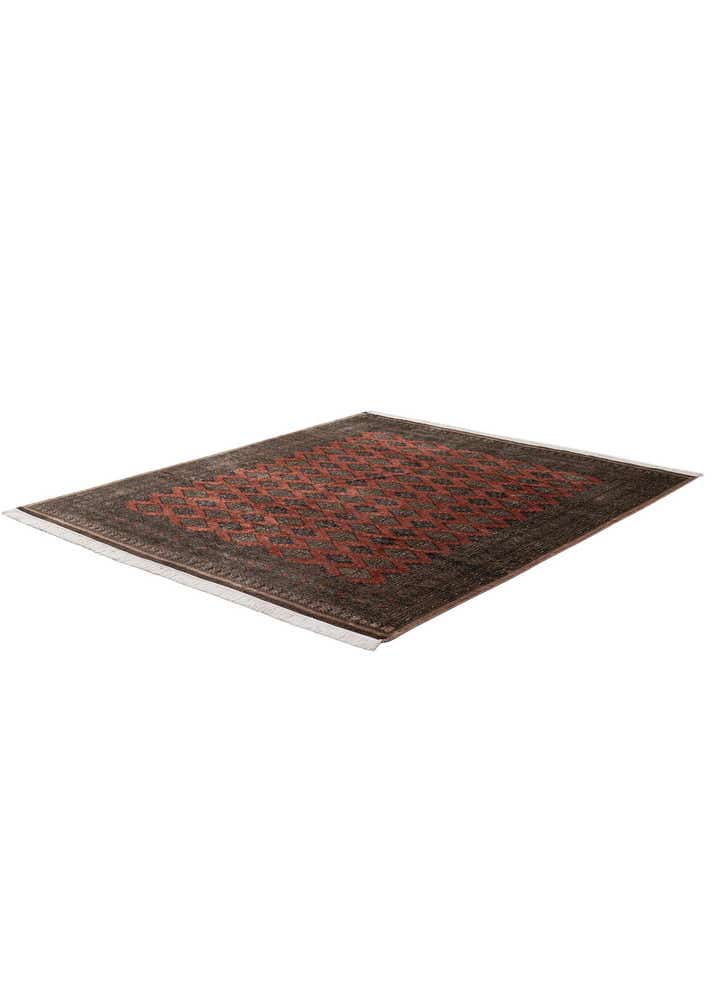 8' 5 x 10' 2 Hand Knotted Bokhara Oriental Wool Rug