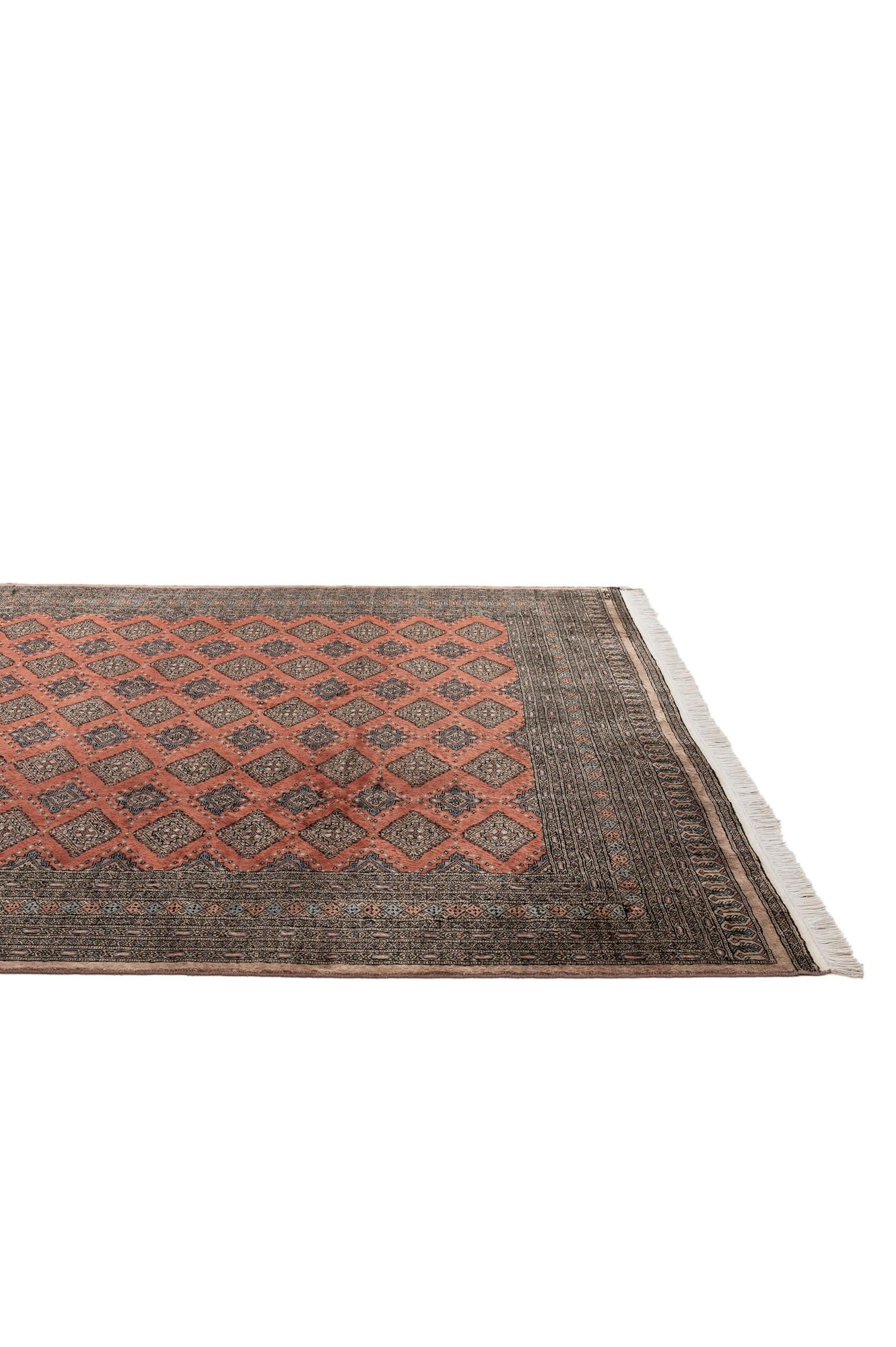 255cm x 310cm Hand Knotted Bokhara Oriental Wool Rug