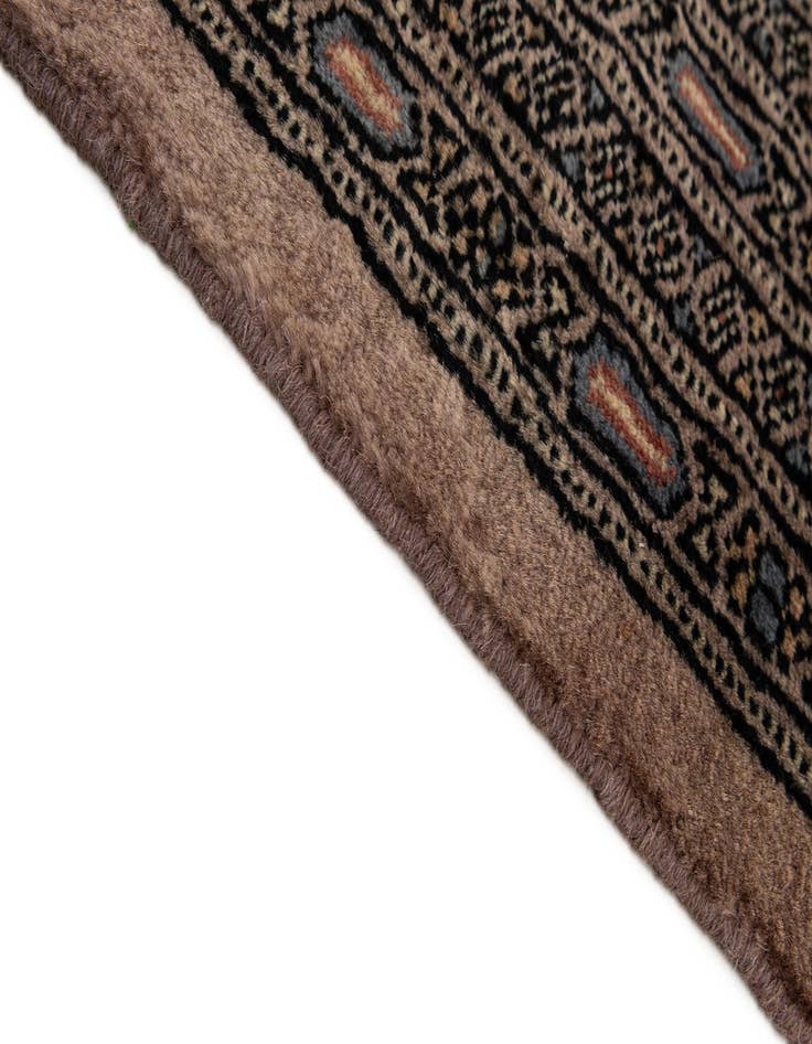 Detail image of 8' 5 x 10' 2  Hand Knotted Bokhara Oriental Wool Rug