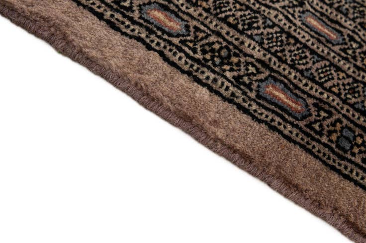 Detail image of 8' 5 x 10' 2 Hand Knotted Bokhara Oriental Wool Rug
