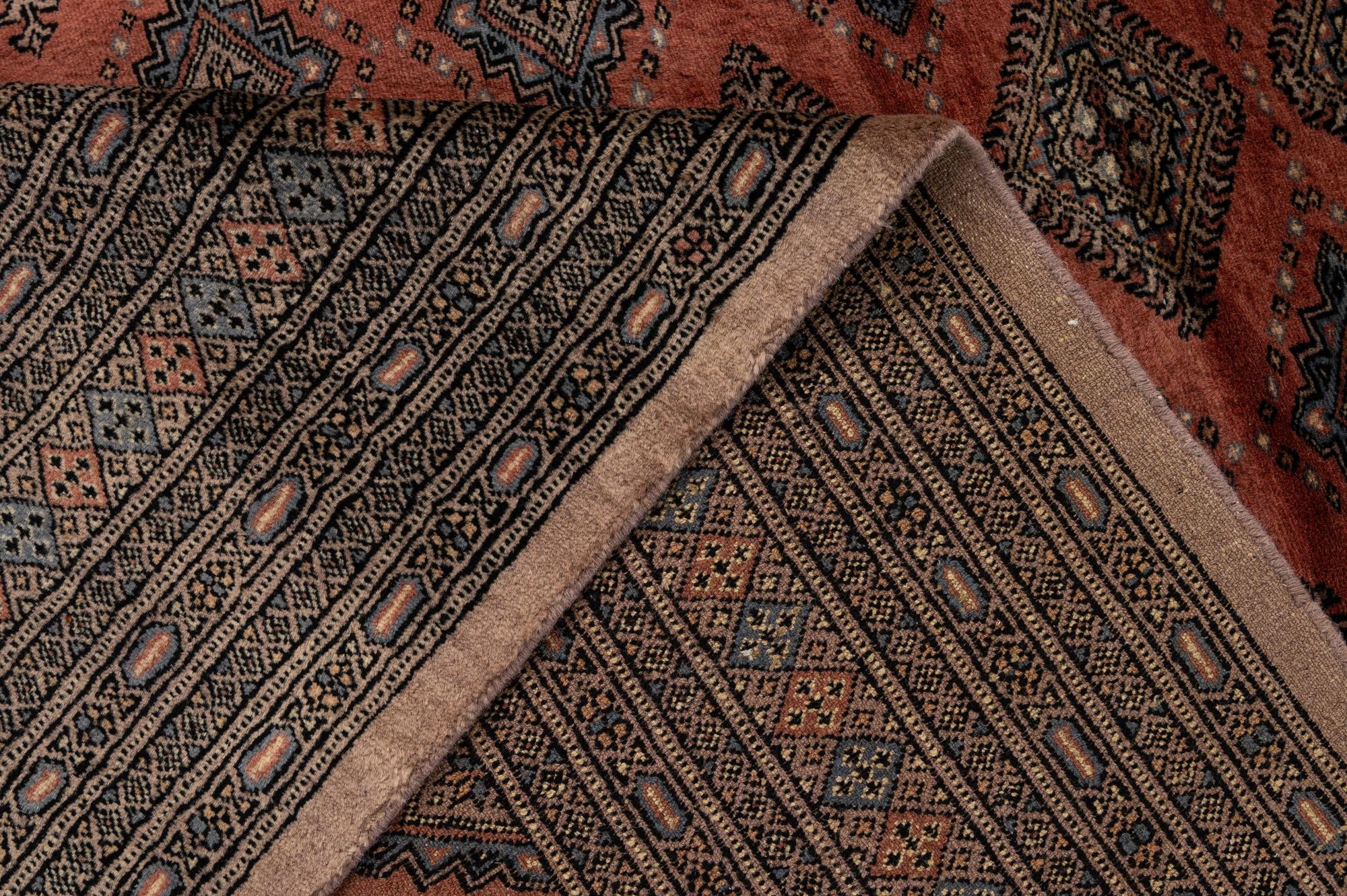 255cm x 310cm Hand Knotted Bokhara Oriental Wool Rug
