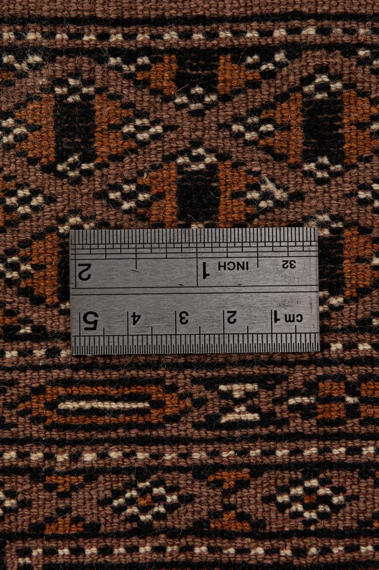 4' 3 x 6' 6 Hand Knotted Bokhara Oriental Wool Rug