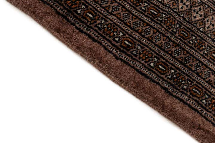 4' 3 x 6' 6 Hand Knotted Bokhara Oriental Wool Rug