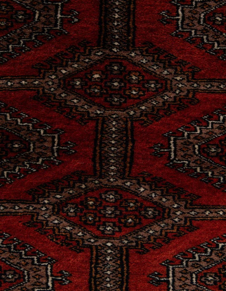 Detail image of 4' 3 x 6' 6  Hand Knotted Bokhara Oriental Wool Rug