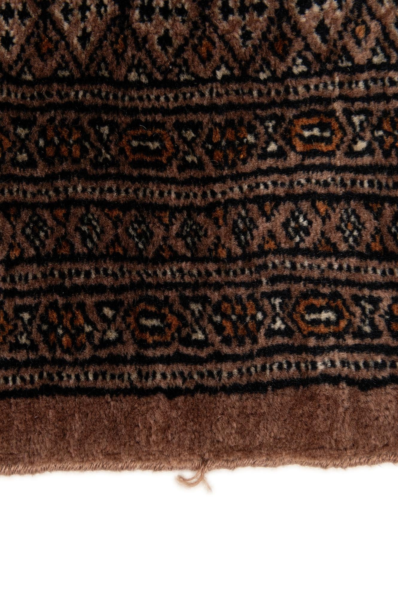 4' 3 x 6' 6 Hand Knotted Bokhara Oriental Wool Rug