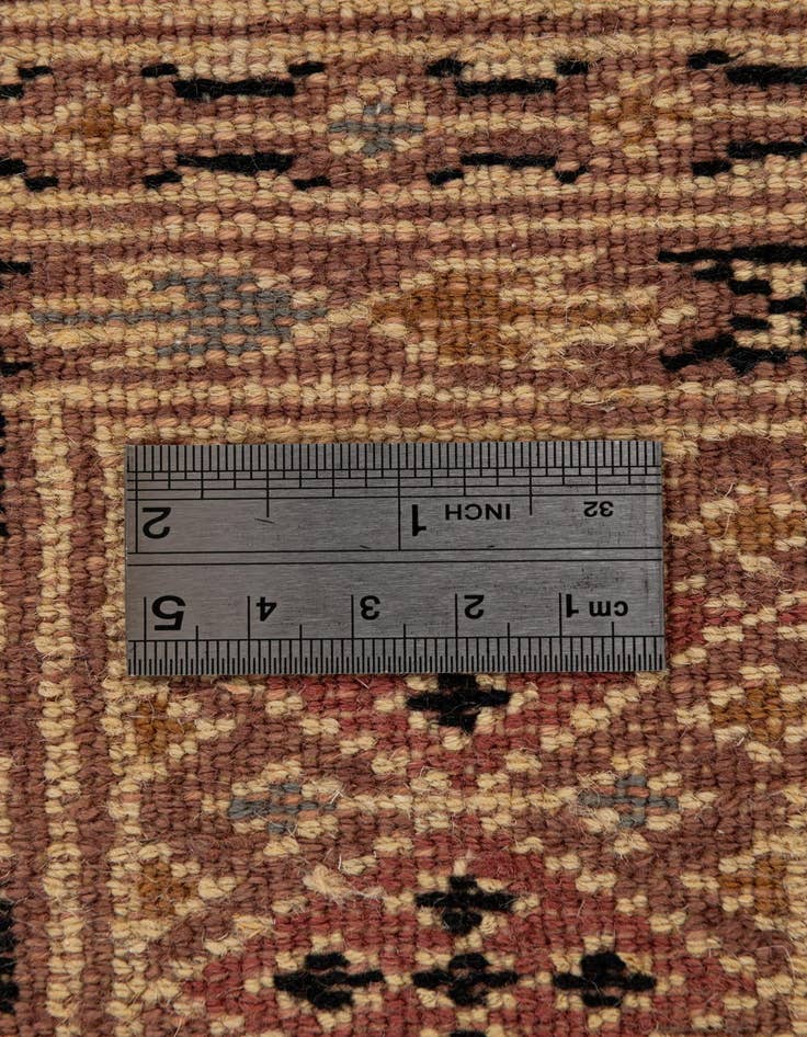 Detail image of 4' 3 x 5' 11  Hand Knotted Bokhara Oriental Rug