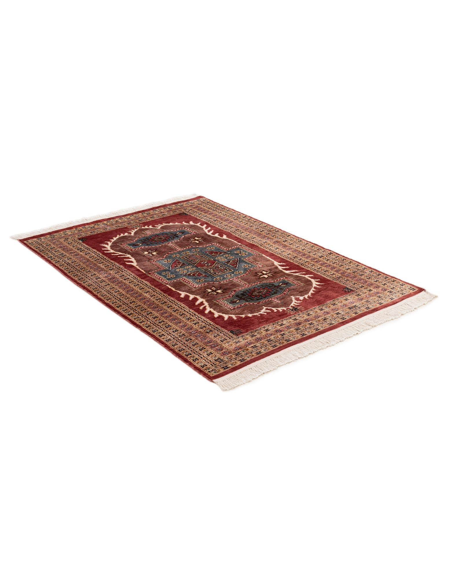 4' 3 x 5' 11 Hand Knotted Bokhara Oriental Rug