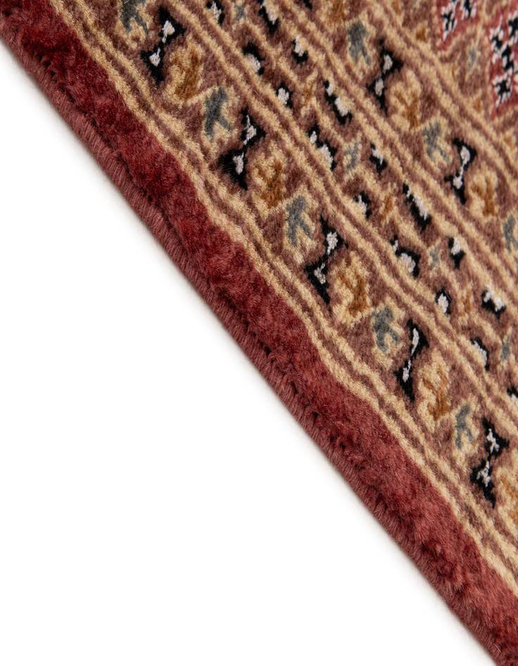 Detail image of 4' 3 x 5' 11 Hand Knotted Bokhara Oriental Rug