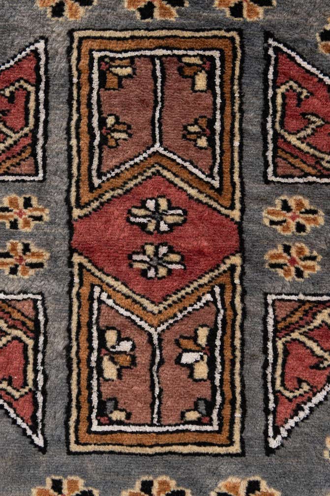 4' 3 x 5' 11 Hand Knotted Bokhara Oriental Rug