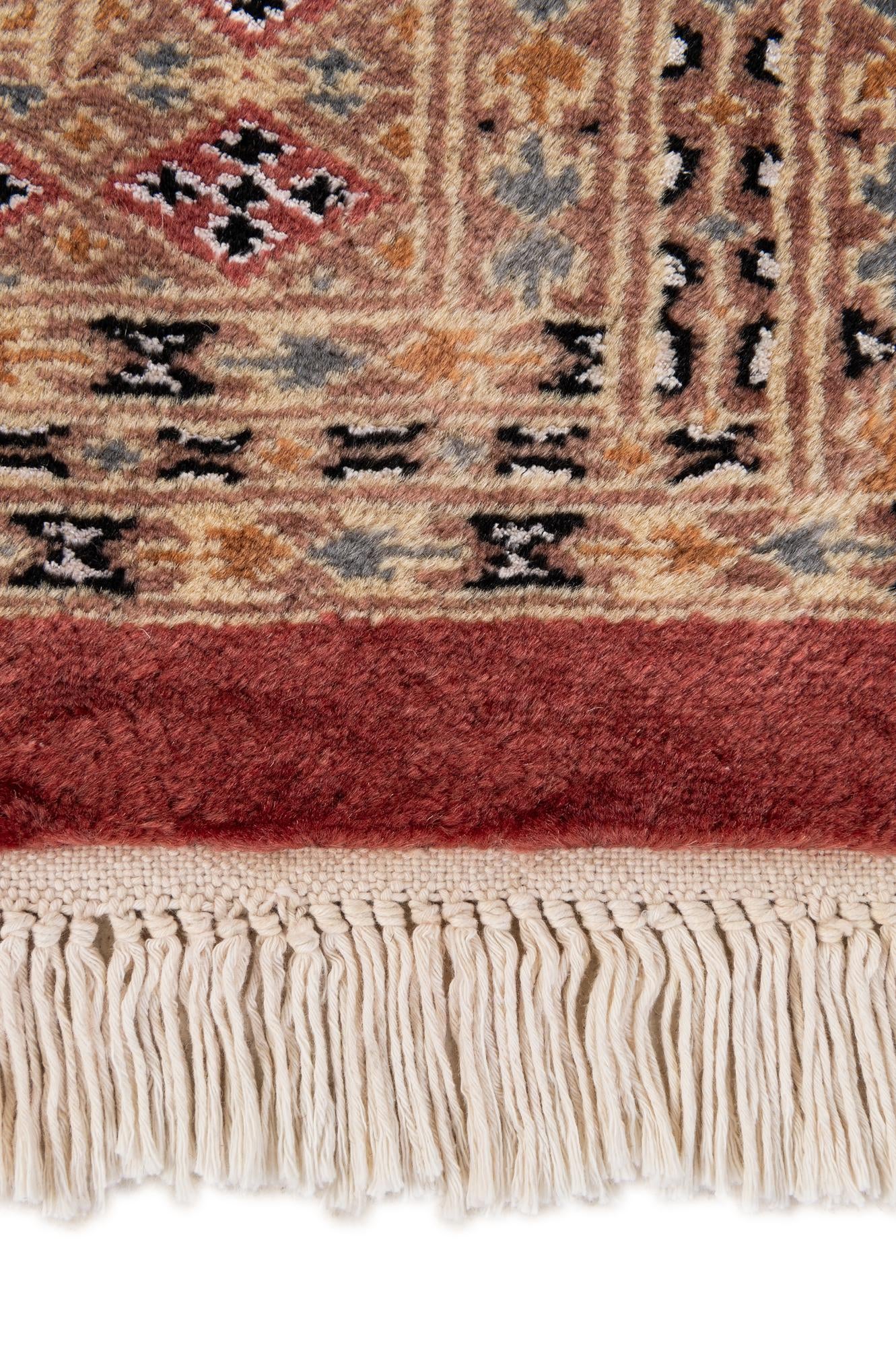 4' 3 x 5' 11 Hand Knotted Bokhara Oriental Rug