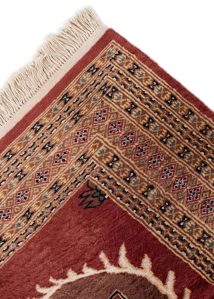 4' 3 x 5' 11 Hand Knotted Bokhara Oriental Rug