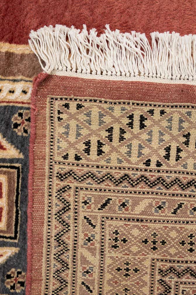 4' 5 x 6' 2 Hand Knotted Bokhara Oriental Rug