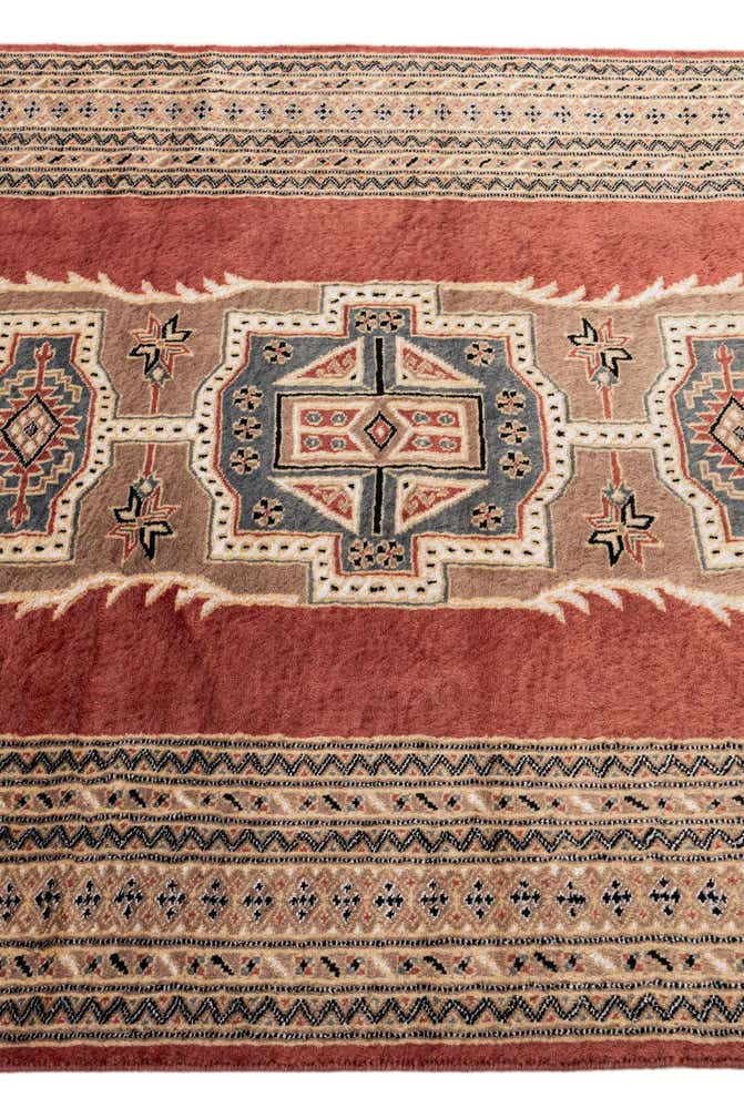 4' 5 x 6' 2 Hand Knotted Bokhara Oriental Rug
