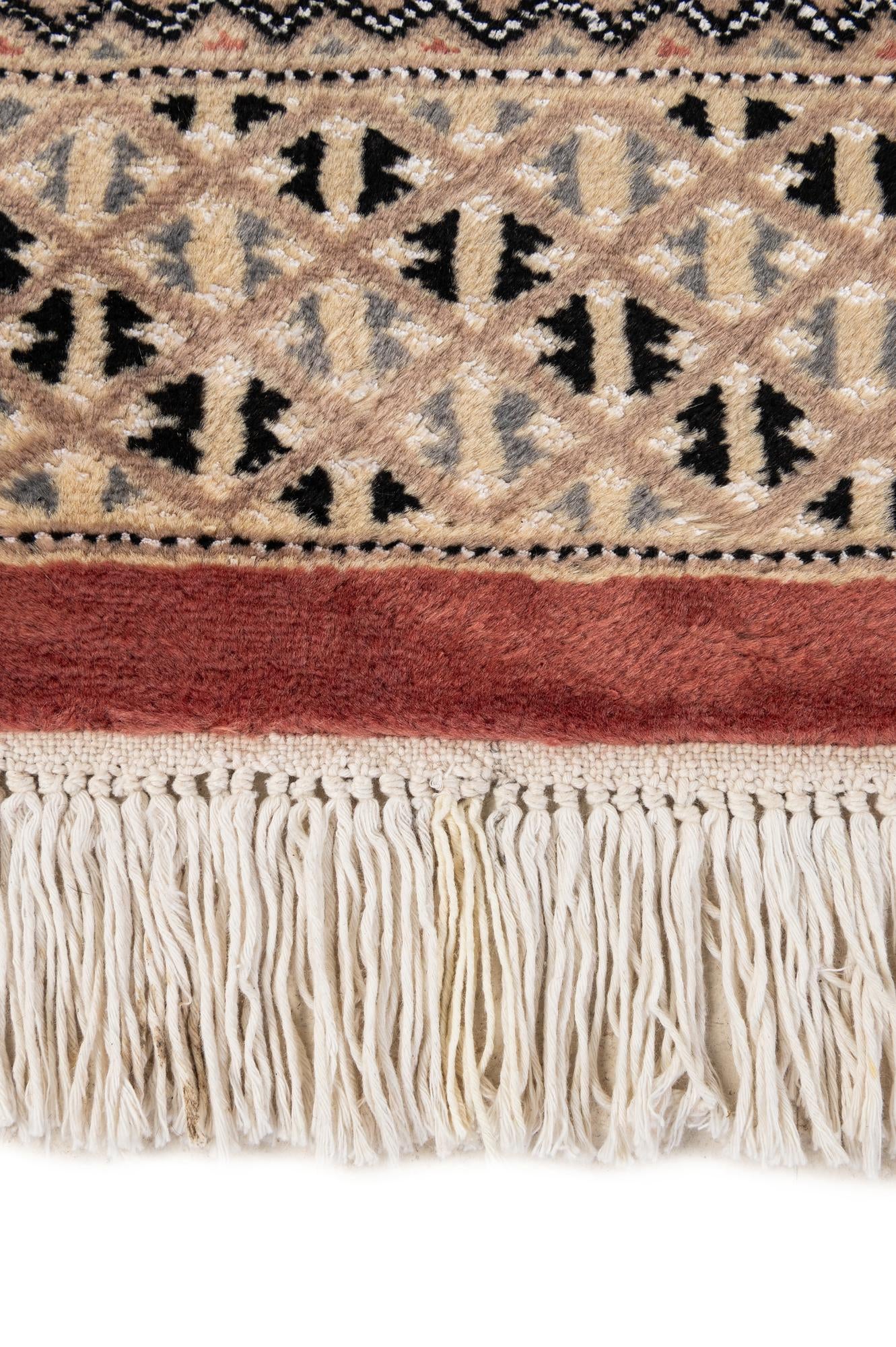 4' 5 x 6' 2 Hand Knotted Bokhara Oriental Rug