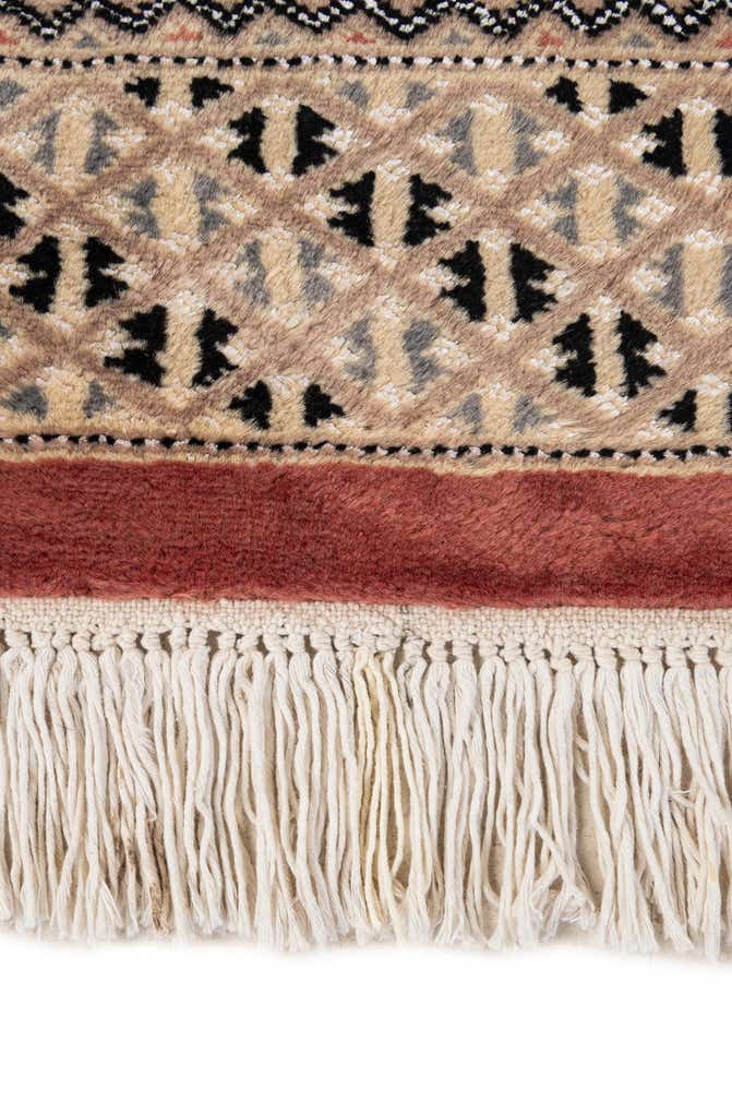 4' 5 x 6' 2 Hand Knotted Bokhara Oriental Rug