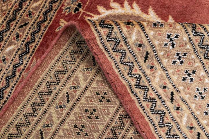 4' 5 x 6' 2 Hand Knotted Bokhara Oriental Rug