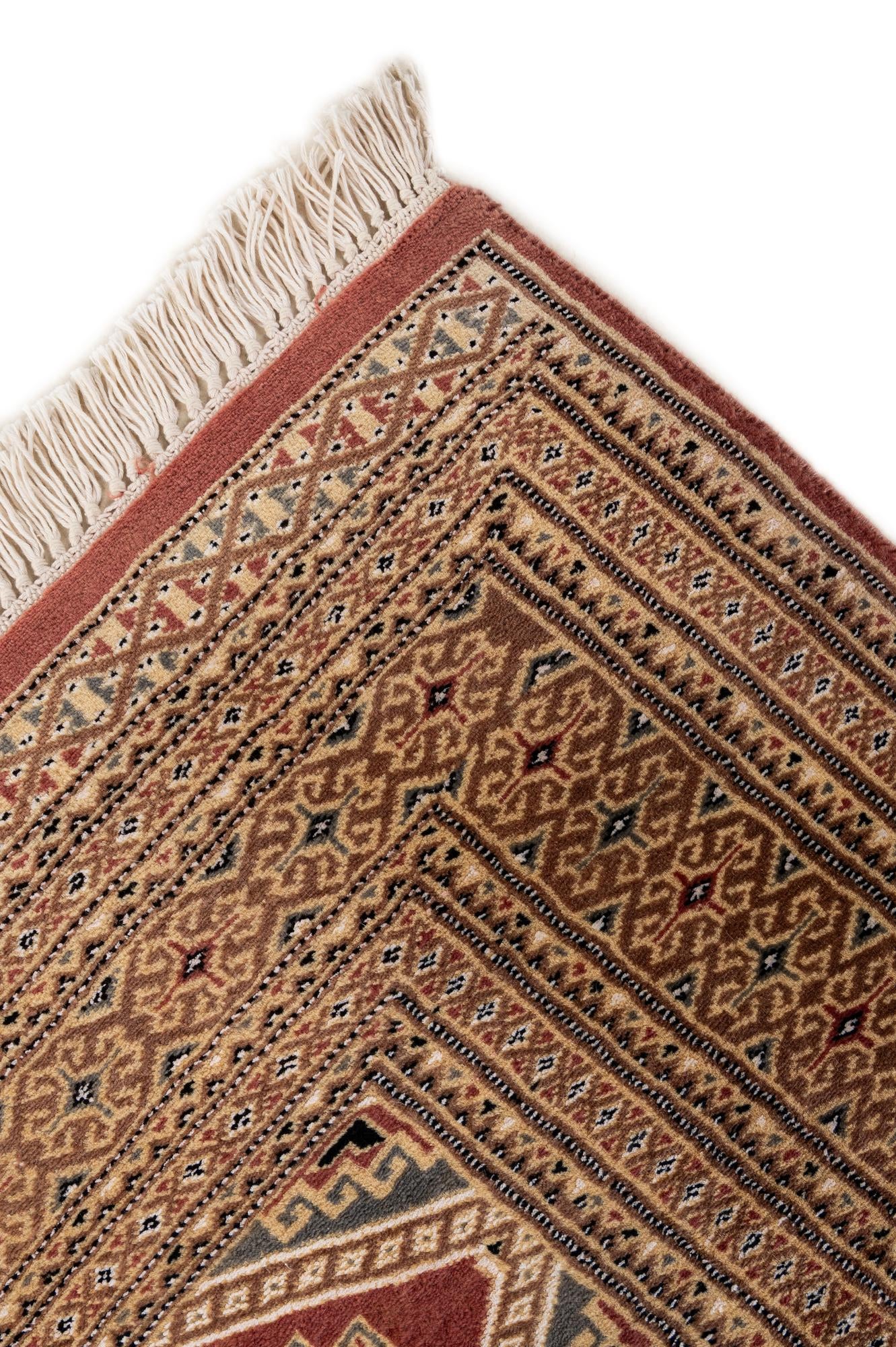 4' 4 x 5' 6 Hand Knotted Bokhara Oriental Rug