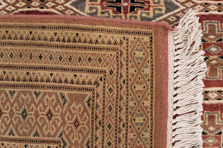 4' 4 x 5' 6 Hand Knotted Bokhara Oriental Rug
