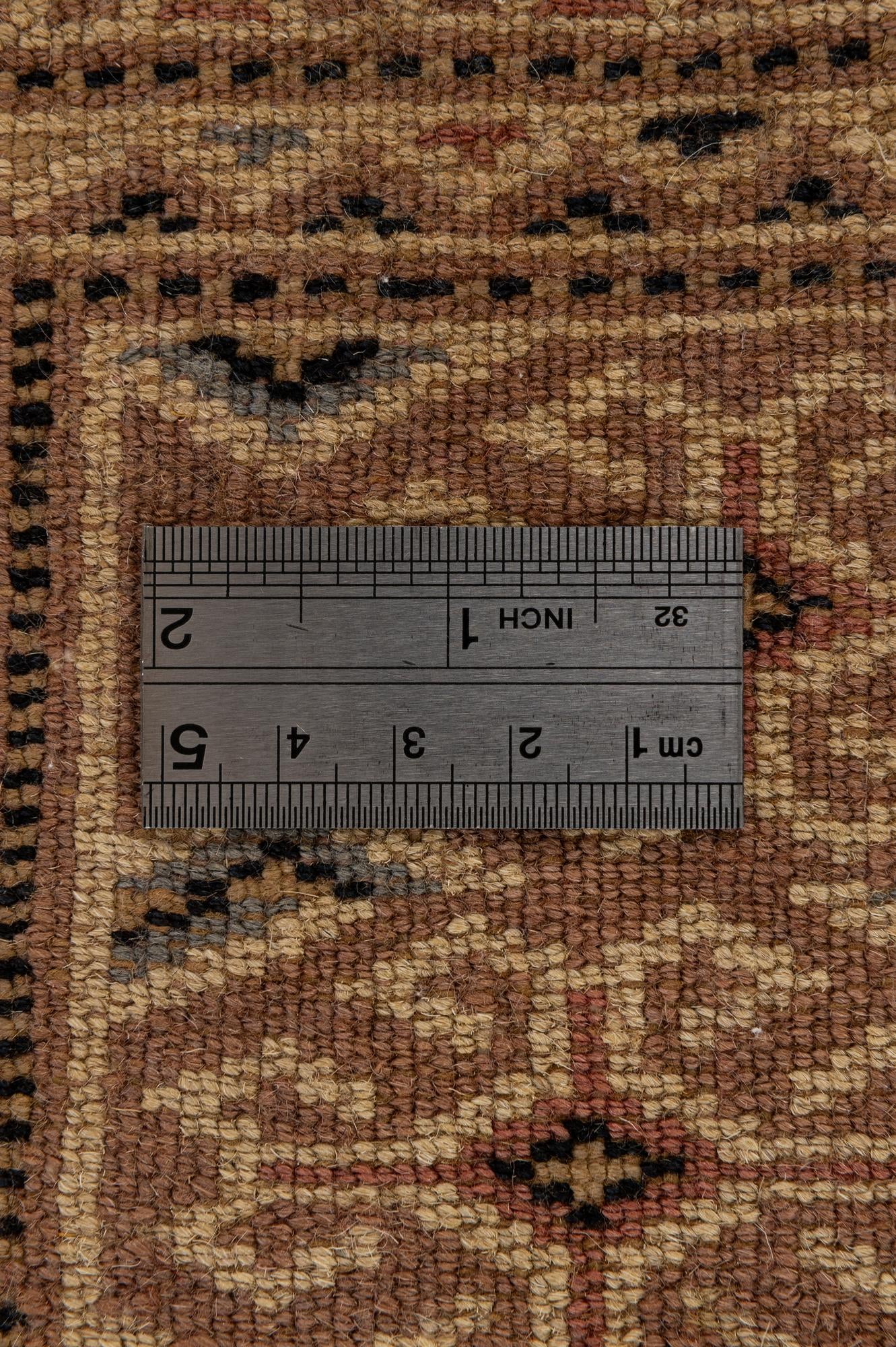 4' 4 x 5' 6 Hand Knotted Bokhara Oriental Rug
