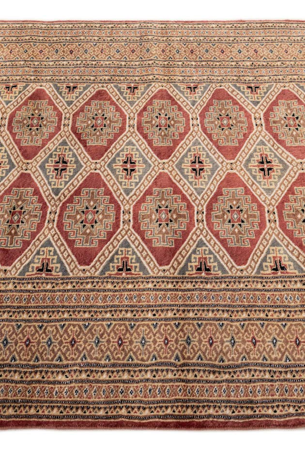 Detail image of 4' 4 x 5' 6 Hand Knotted Bokhara Oriental Rug