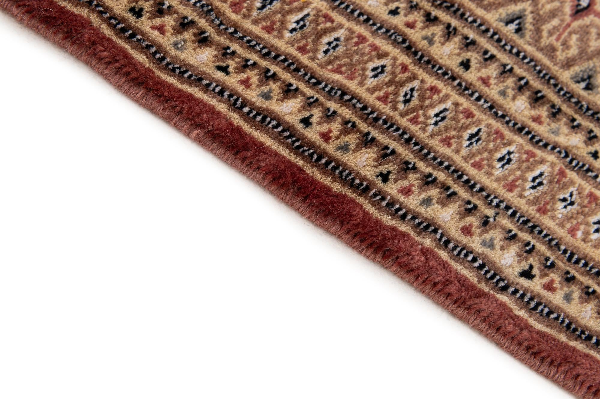 4' 4 x 5' 6 Hand Knotted Bokhara Oriental Rug