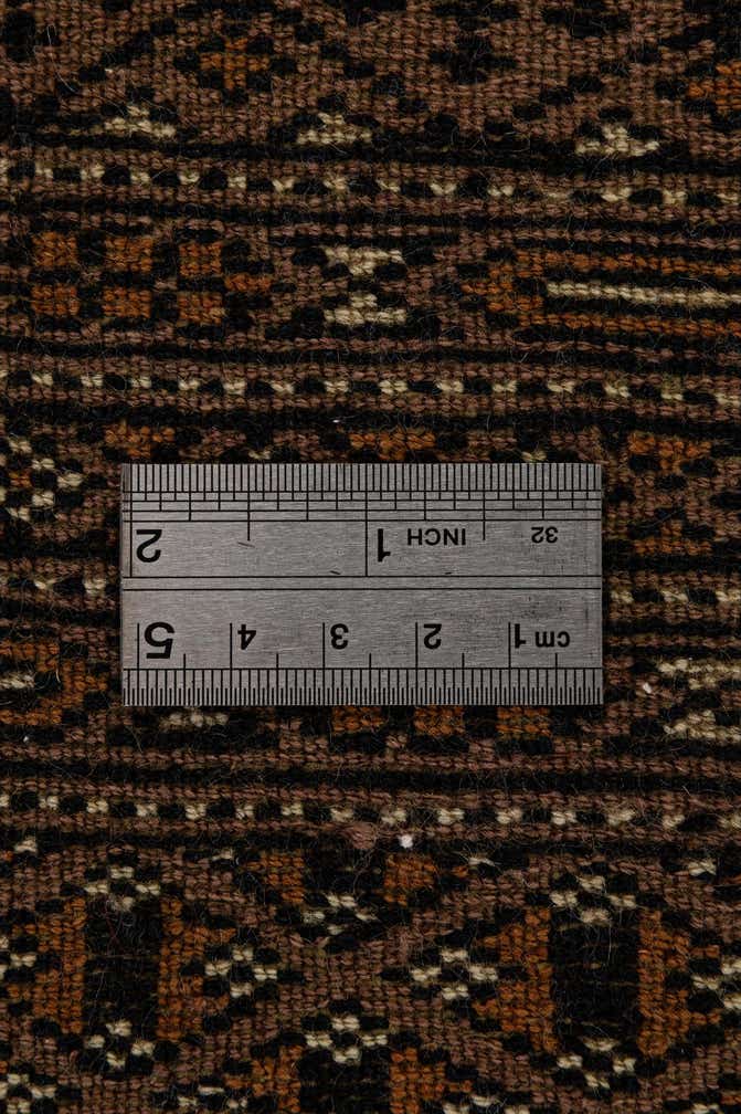 4' 1 x 6' 1 Hand Knotted Bokhara Oriental Wool Rug