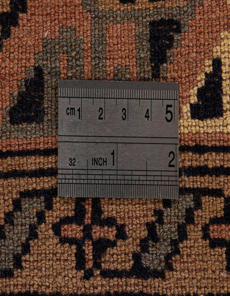 Detail image of 4' 4 x 6' 4  Hand Knotted Bokhara Oriental Wool Rug