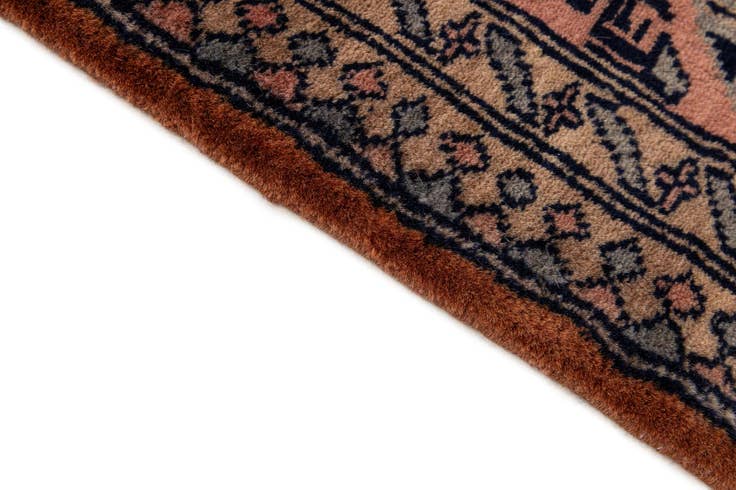 Detail image of 4' 4 x 6' 4 Hand Knotted Bokhara Oriental Wool Rug