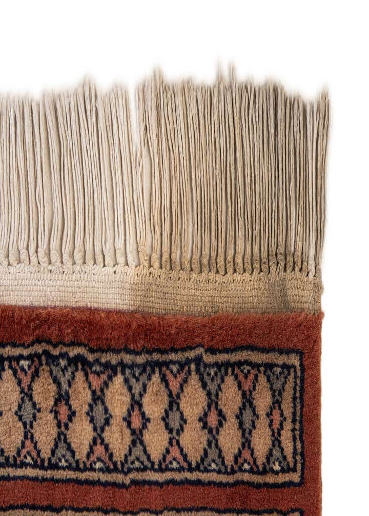 4' 4 x 6' 4 Hand Knotted Bokhara Oriental Wool Rug