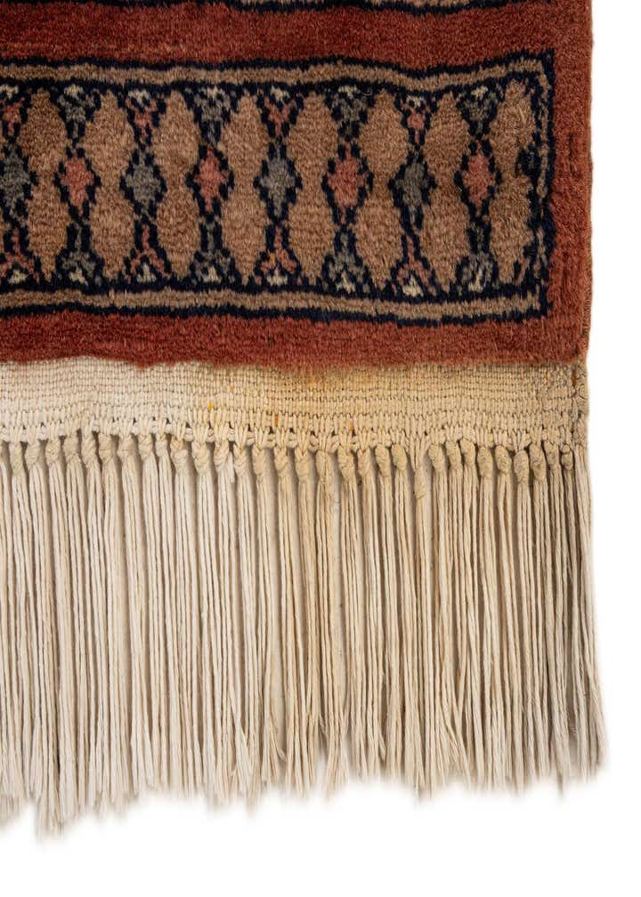 4' 4 x 6' 4 Hand Knotted Bokhara Oriental Wool Rug