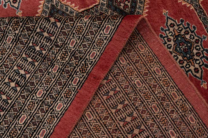 8' 2 x 10' 8 Hand Knotted Bokhara Oriental Wool Rug