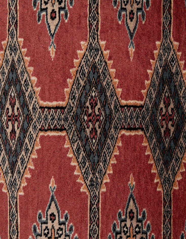 Detail image of 8' 2 x 10' 8  Hand Knotted Bokhara Oriental Wool Rug