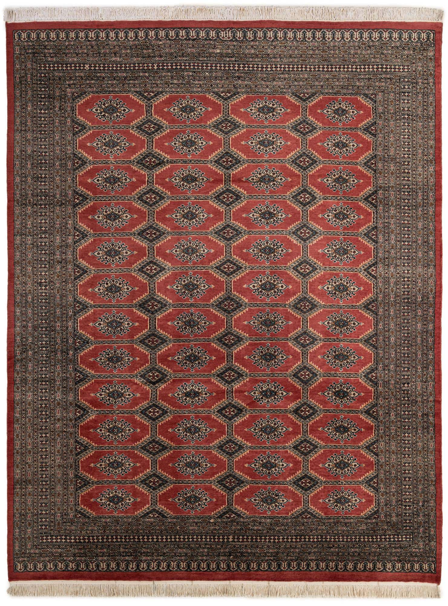 8' 2 x 10' 8 Hand Knotted Bokhara Oriental Wool Rug