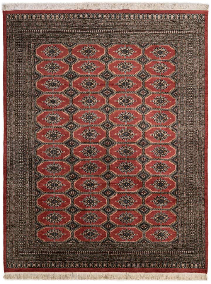 8' 2 x 10' 8 Hand Knotted Bokhara Oriental Wool Rug