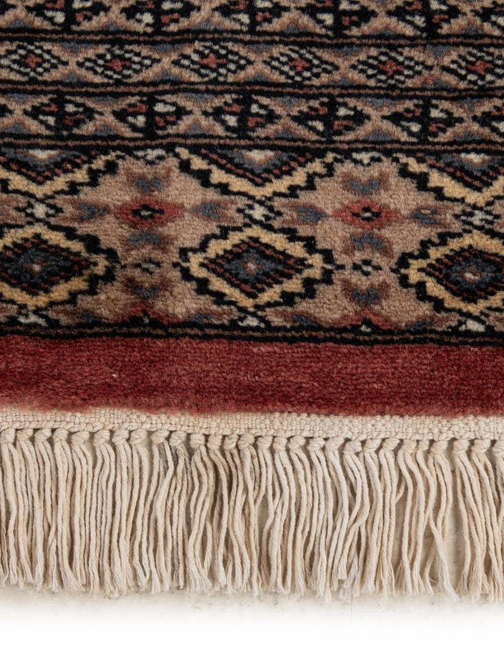 Detail image of 8' 1 x 10' 11  Hand Knotted Bokhara Oriental Wool Rug