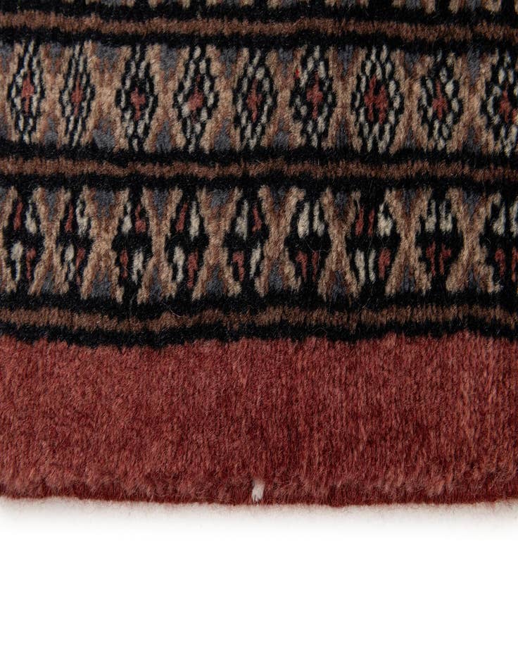 Detail image of 8' 1 x 10' 11  Hand Knotted Bokhara Oriental Wool Rug