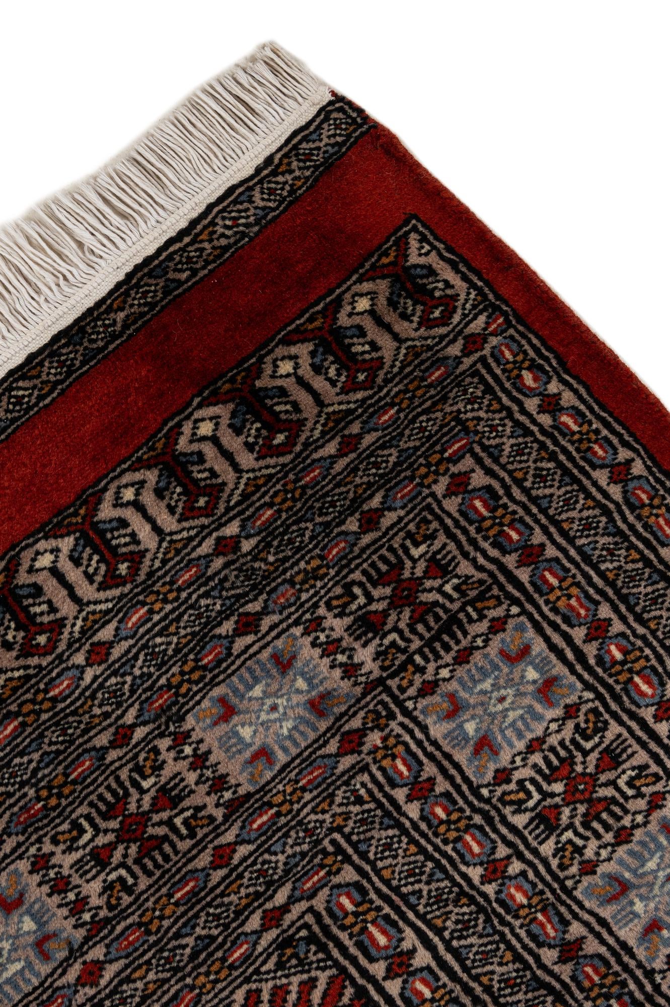 7' 4 x 9' 8 Hand Knotted Bokhara Oriental Wool Rug