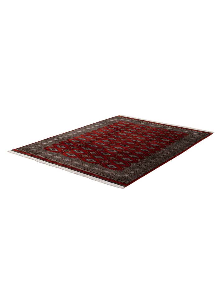 7' 4 x 9' 8 Hand Knotted Bokhara Oriental Wool Rug