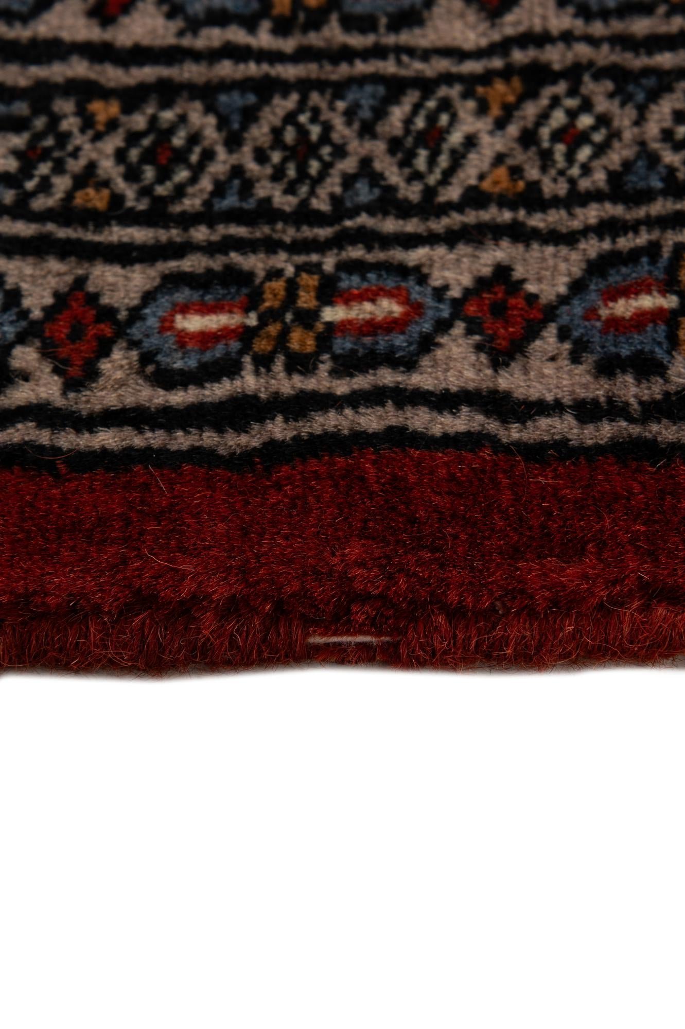 7' 4 x 9' 8 Hand Knotted Bokhara Oriental Wool Rug