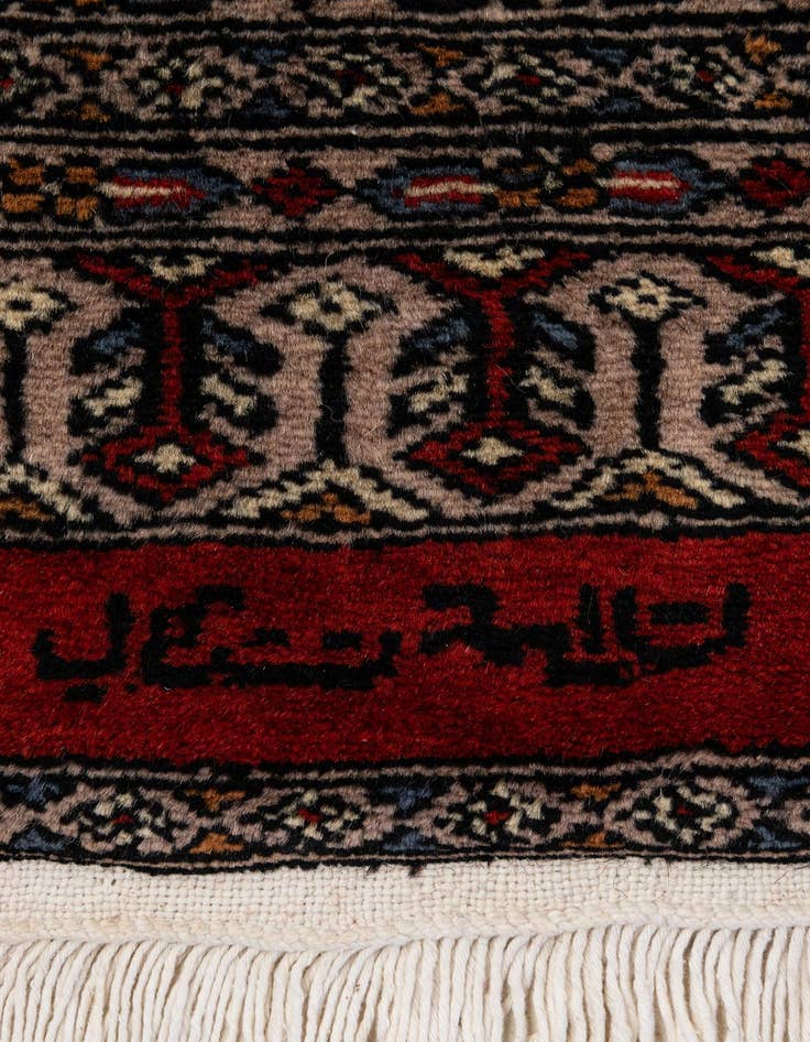 Detail image of 7' 4 x 9' 8  Hand Knotted Bokhara Oriental Wool Rug