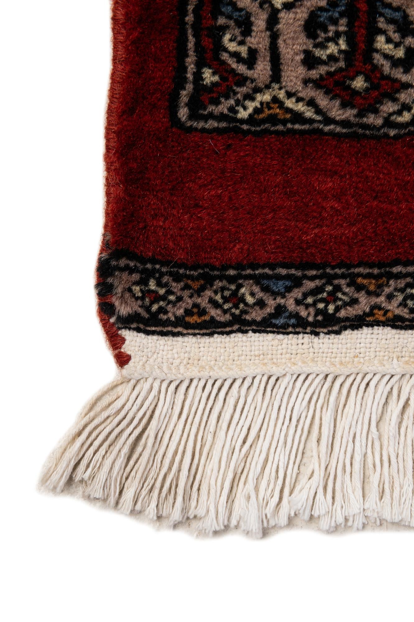 7' 4 x 9' 8 Hand Knotted Bokhara Oriental Wool Rug