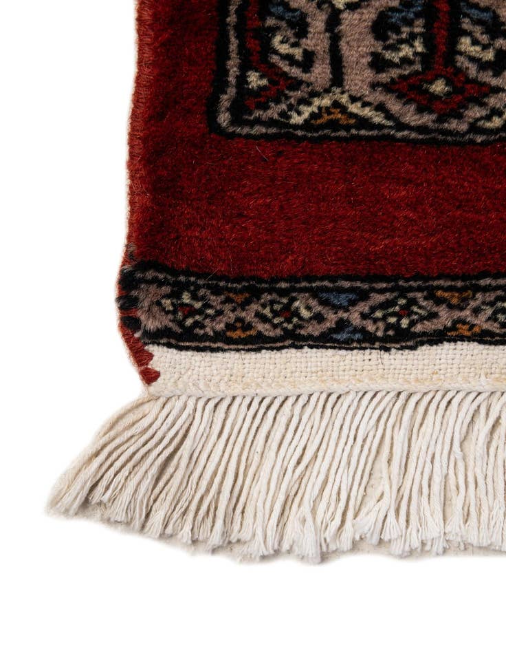 Detail image of 7' 4 x 9' 8  Hand Knotted Bokhara Oriental Wool Rug