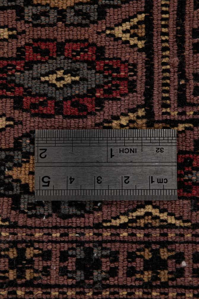 4' x 5' 3 Hand Knotted Bokhara Oriental Wool Rug